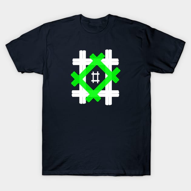 HashTags Design, Symbol Tags T-Shirt by Cds Design Store